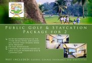 Offer #10 - Public Golf & Staycation Package for 2