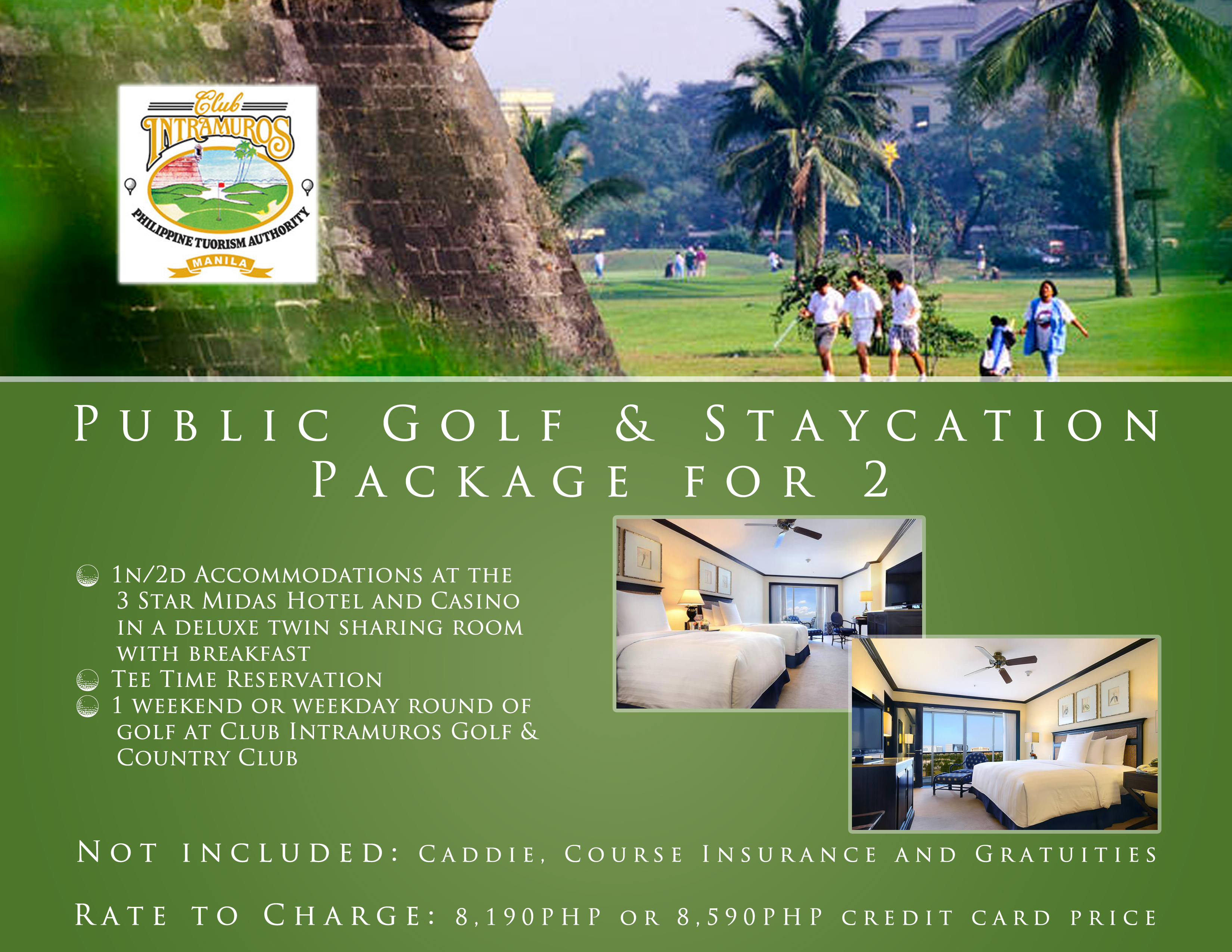 Offer #10 - Public Golf & Staycation Package for 2