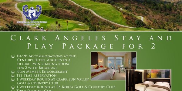 Offer #5 - Clark Angeles Stay and Play Package for 2