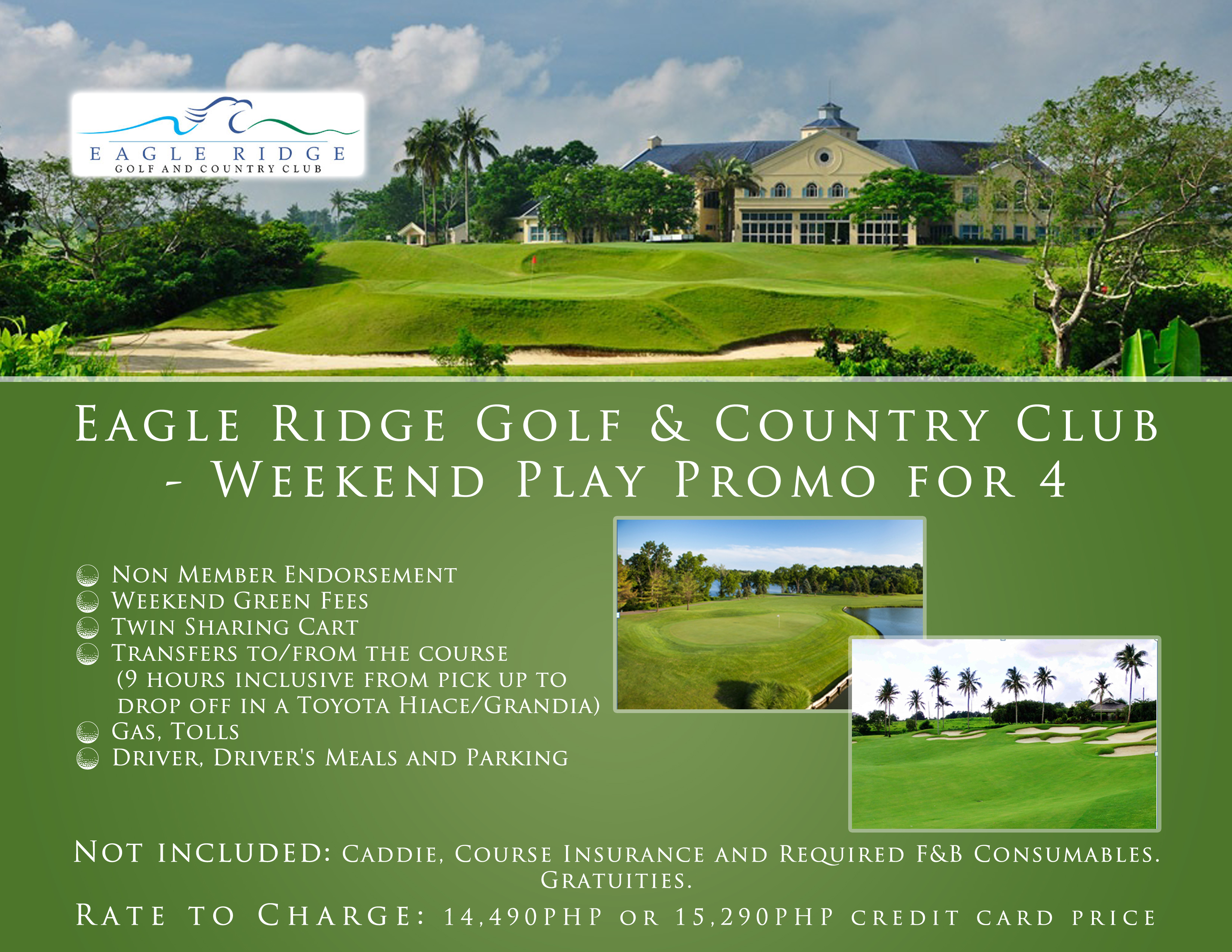 Offer #8 - Eagle Ridge Golf & Country Club - Weekend Play Promo for 4